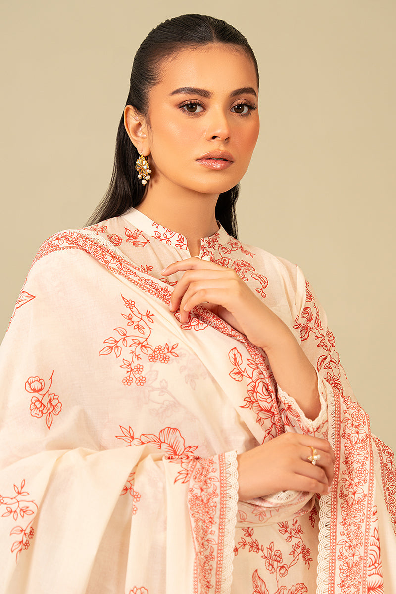 Cross Stitch | Daily Wear Lawn | CS-05 - House Of Anaya