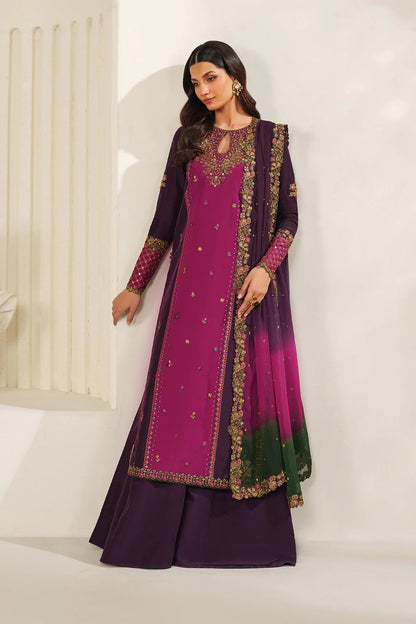Iznik | Festive Formals | UE-611 Embroidered Ramen Silk