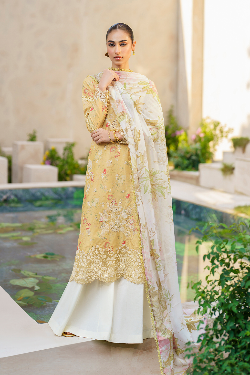 Iznik | Festive lawn 24 | SFL-09 - House Of Anaya