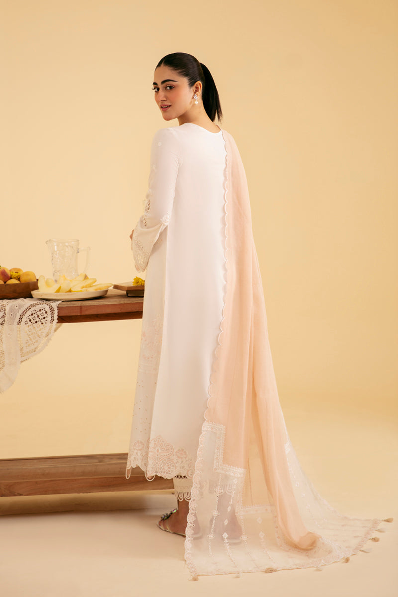 Qalamkar | Qlinekari Luxury Lawn | SQ-07 CARMIN - House Of Anaya
