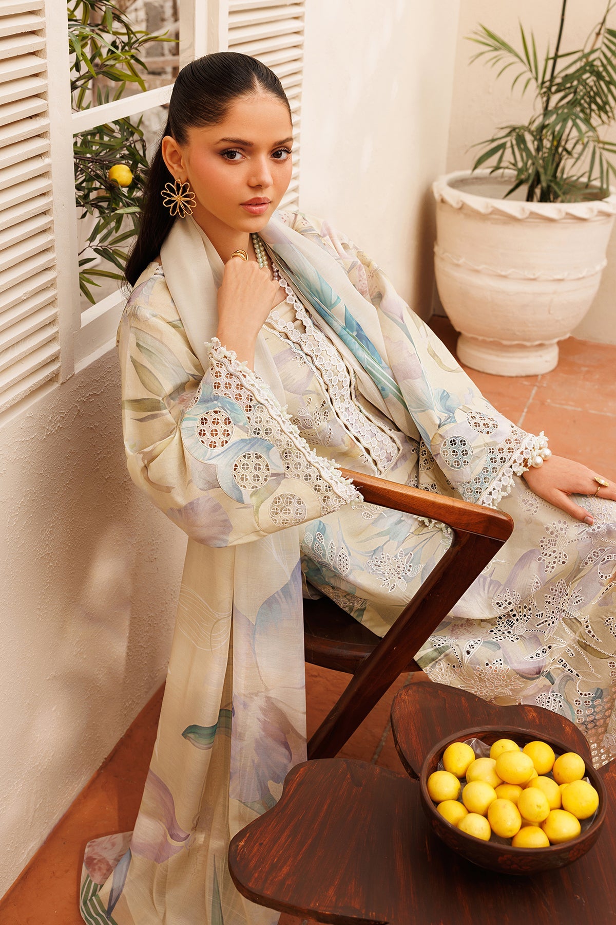 Baroque | Embroidered Lawn | SF-4396