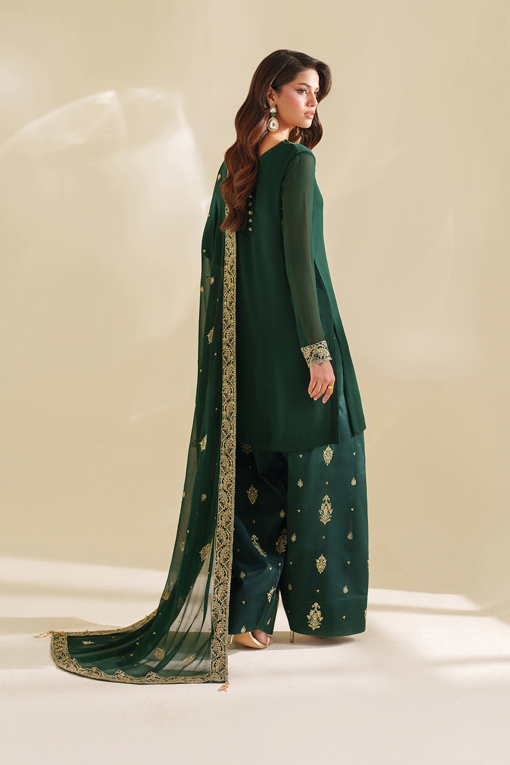 Iznik I Festive Formal I CC-75 Embroidered Chiffon