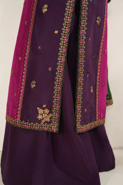 Iznik | Festive Formals | UE-611 Embroidered Ramen Silk