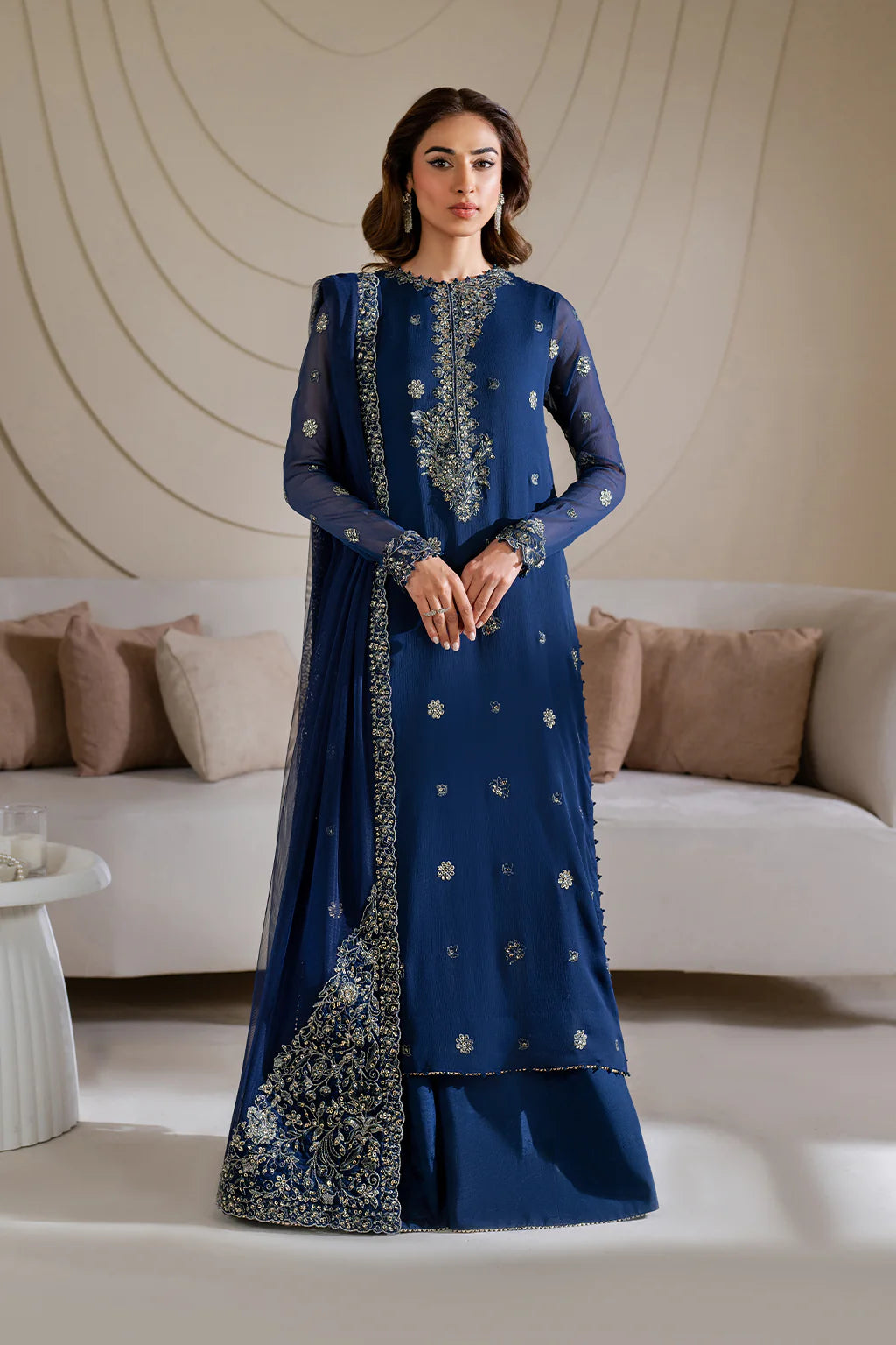 Iznik | Chinon Chiffon | CC-60 Embroidered Net