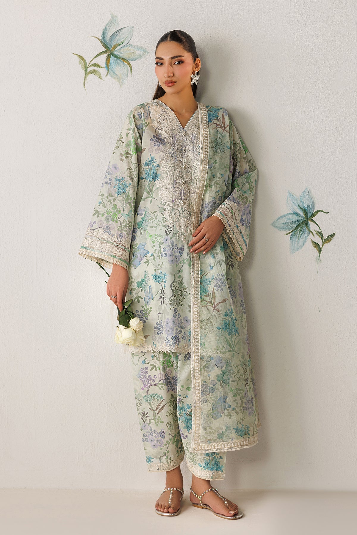 Baroque | Embroidered Lawn | SF-4417