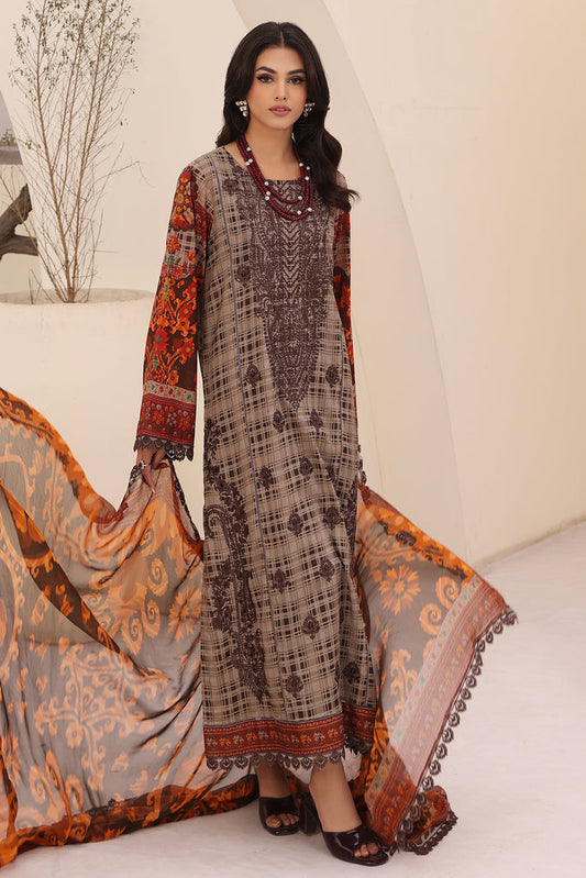 Charizma | Naranji Embroidered Lawn 24 | CN4-010 - House of Zarish