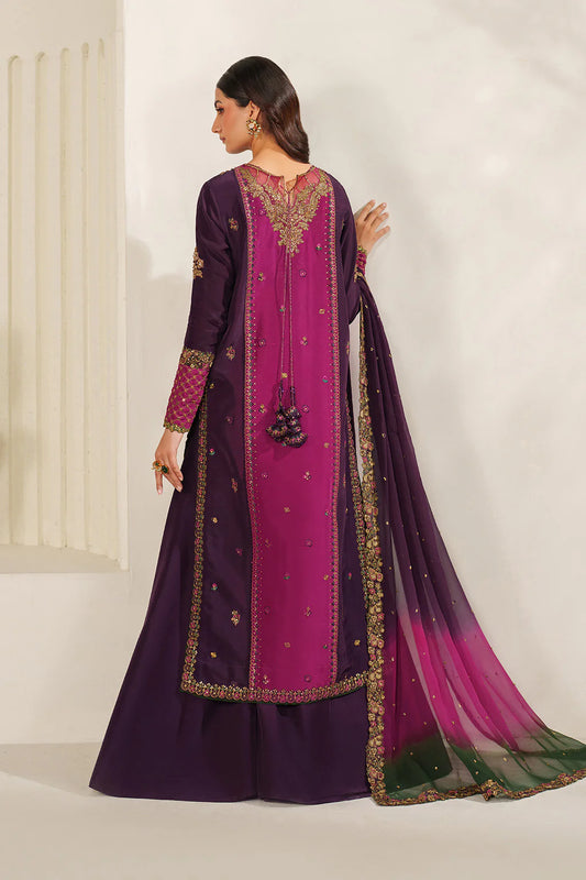 Iznik | Festive Formals | UE-611 Embroidered Ramen Silk