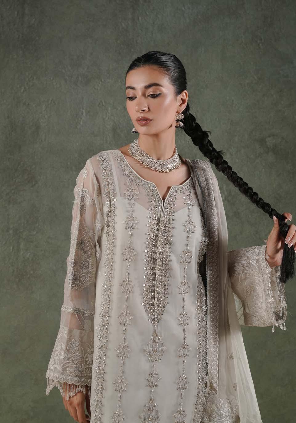 Zarqash | Lakhnawi Festive Chiffon 24 |  ZQL 008B EILA