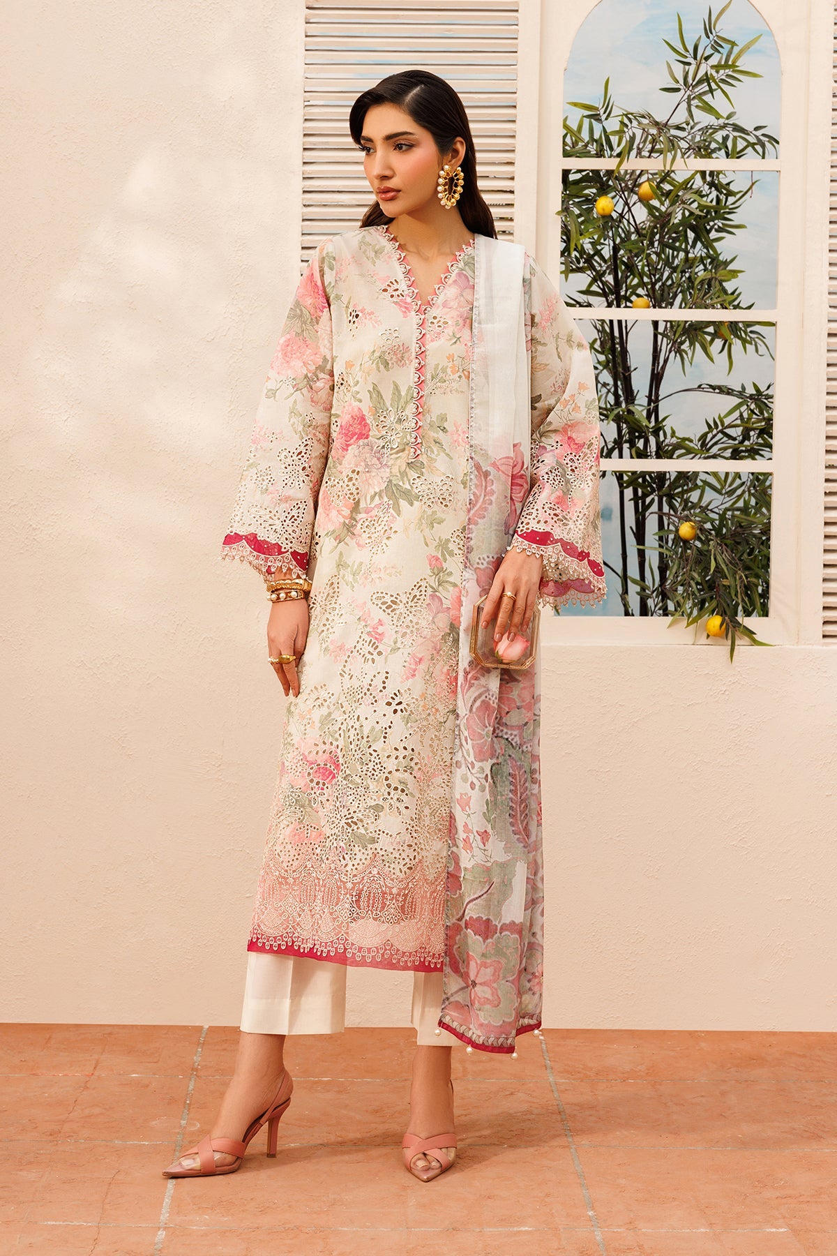 Baroque | Embroidered Lawn | SF-4397