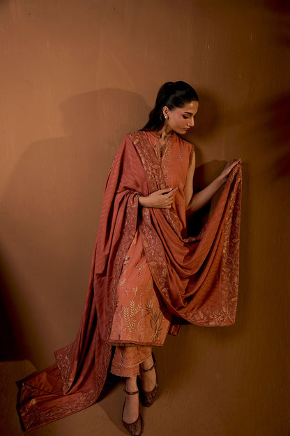 Sobia Nazir | Winter Shawl 25 | Design 4A