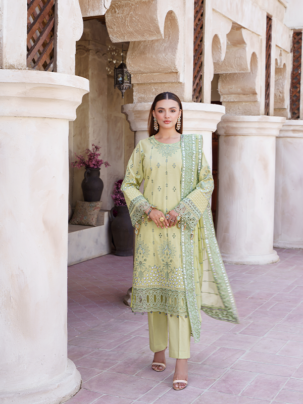 Zebtan | Zeenat Luxury Lawn Eid Collection | ZL 02 - House Of Anaya