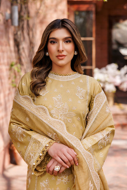 Farasha | Dastoor Embroidered Lawn SS24 | TUSCANY DREAM - House Of Anaya