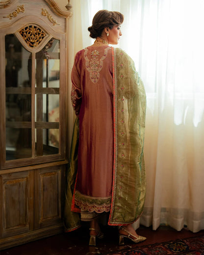 Mushq | Sunehri Lama Silk | Seema