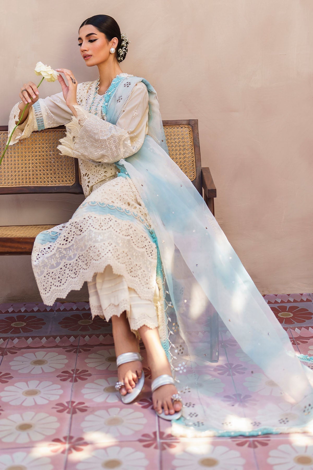 Nureh | Bazaar Lawn | NS-140 - House Of Anaya