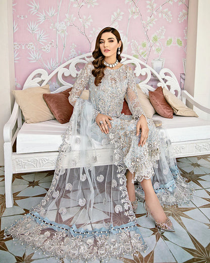 Gulaal | Fleur De Rose | Avenir Embroidered Net 3-Piece Suit WS-01