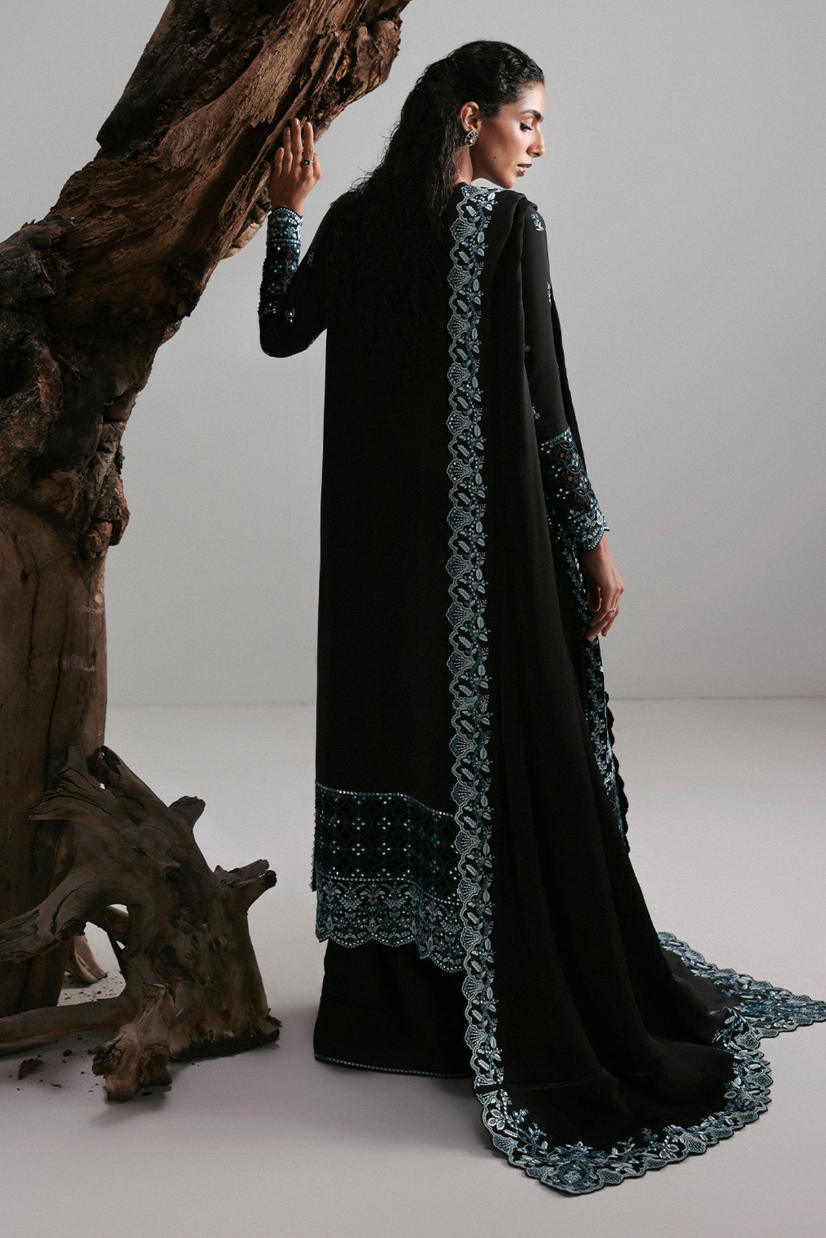 Afrozeh | Slate Ready to Wear | Rhylen