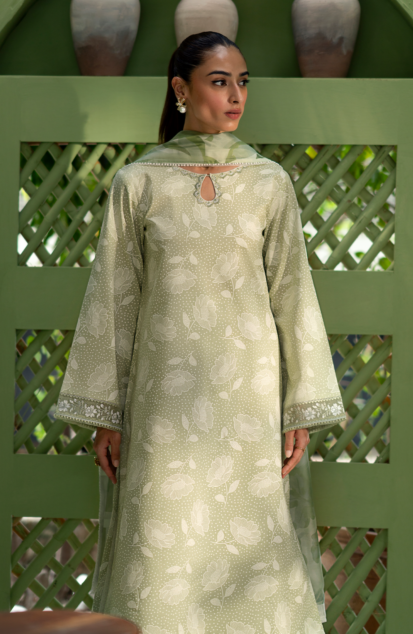 Seran | Artisan Lawn 25 | PISTACHE - House Of Anaya