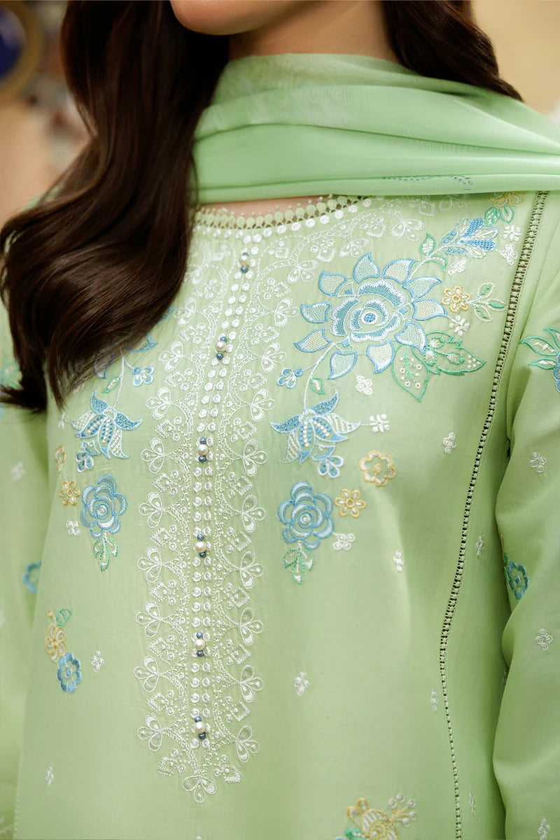 Farasha | Summer Weaves Embroidered lawn'26 | Summer Mist
