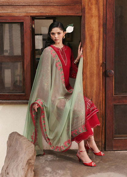 Hussain Rehar | Eid Pret SS 26 | Scarlet