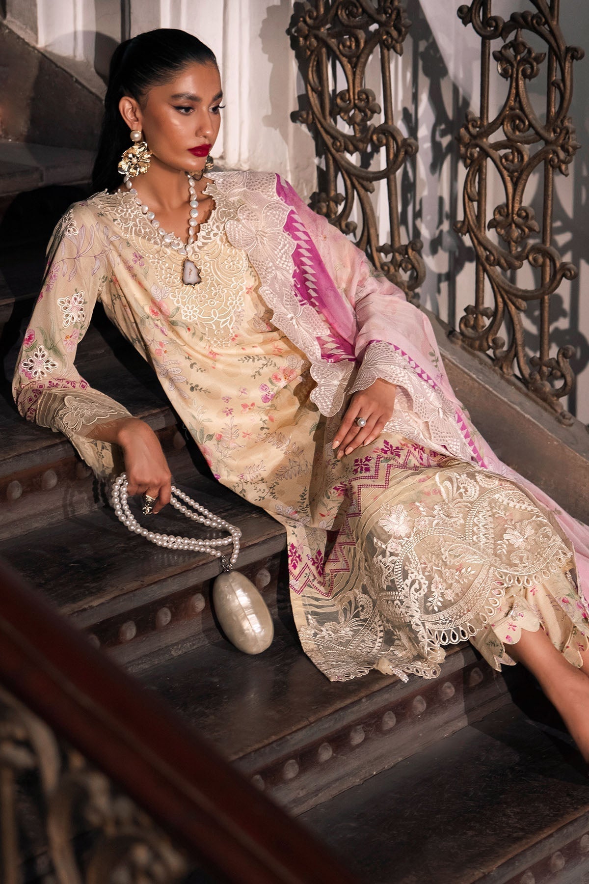 Nureh | Glam Girl Lawn | GL-14 - House Of Anaya