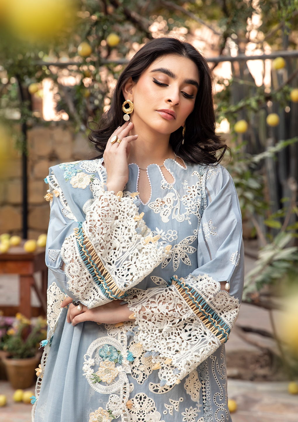 Elaf Premium | Luxury Lawn 25 | ELM-7B MAHVEEN