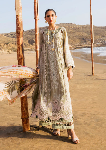 Elaf Premium | Hai Kuch Festive Lawn 24 | EHK-08 Pur Shokh - House Of Anaya