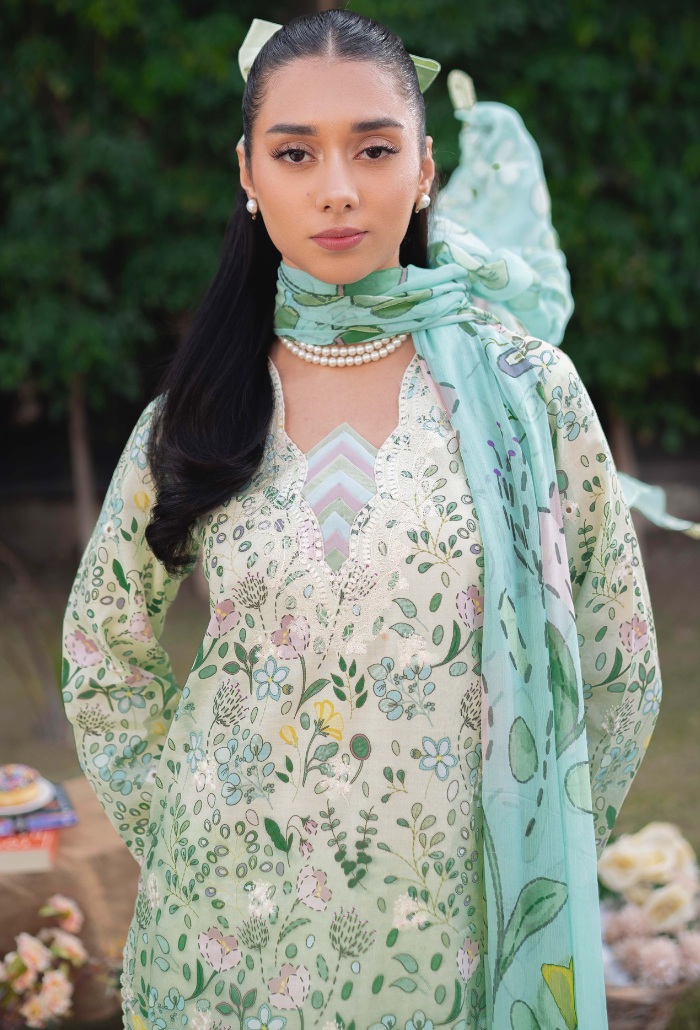 Humdum | Gardenia Lawn 24 | Printkari Lawn PLG 07 - House Of Anaya