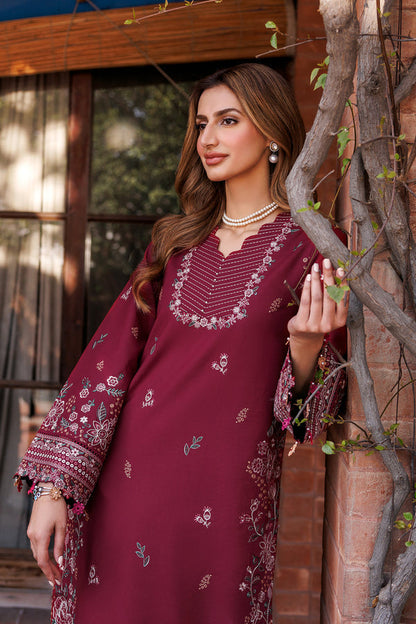 Farasha | Dastoor Embroidered Lawn SS24 | RUBY GLAM - House Of Anaya