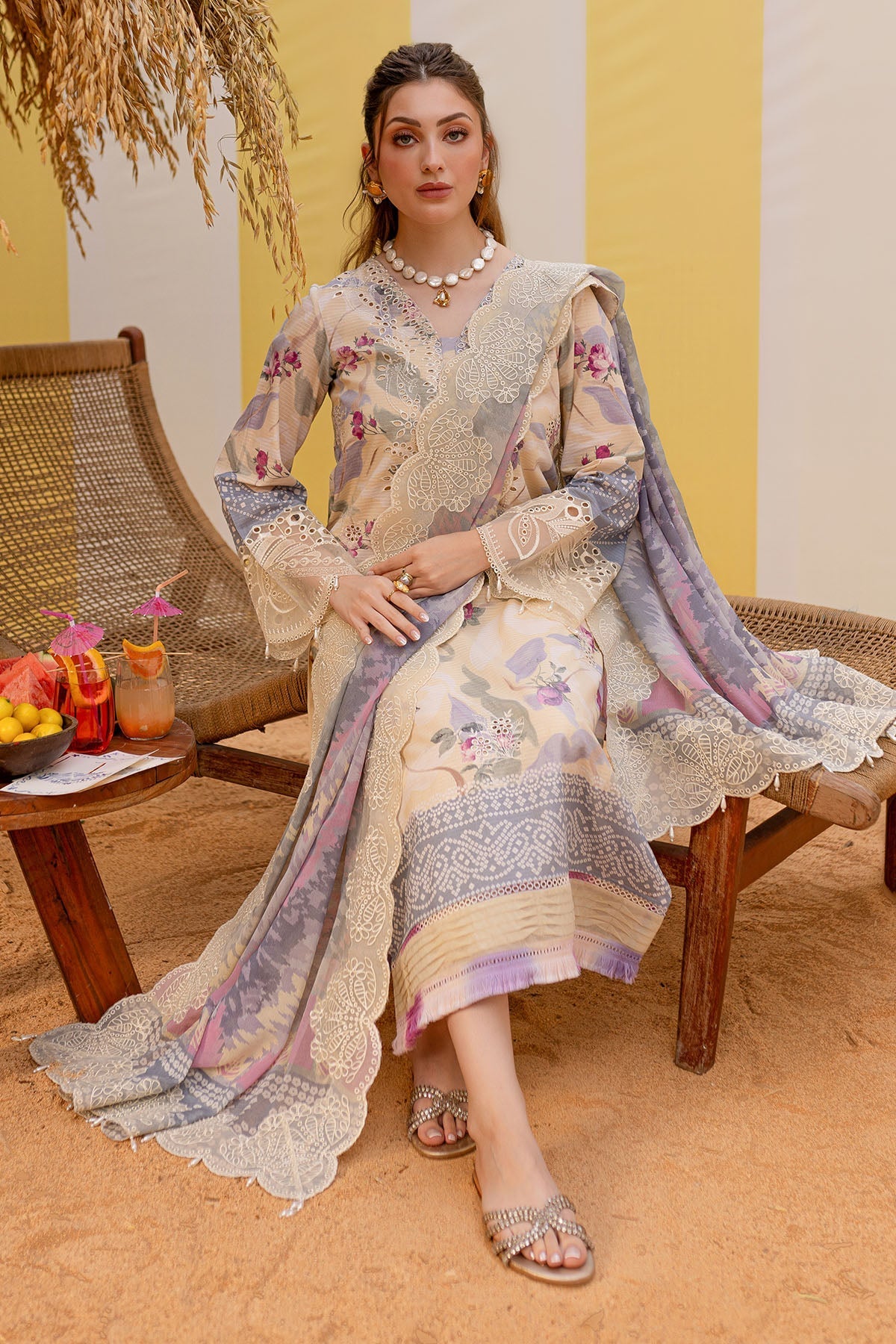 Nureh | Gardenia Lawn 25 | NSG-177 - House Of Anaya