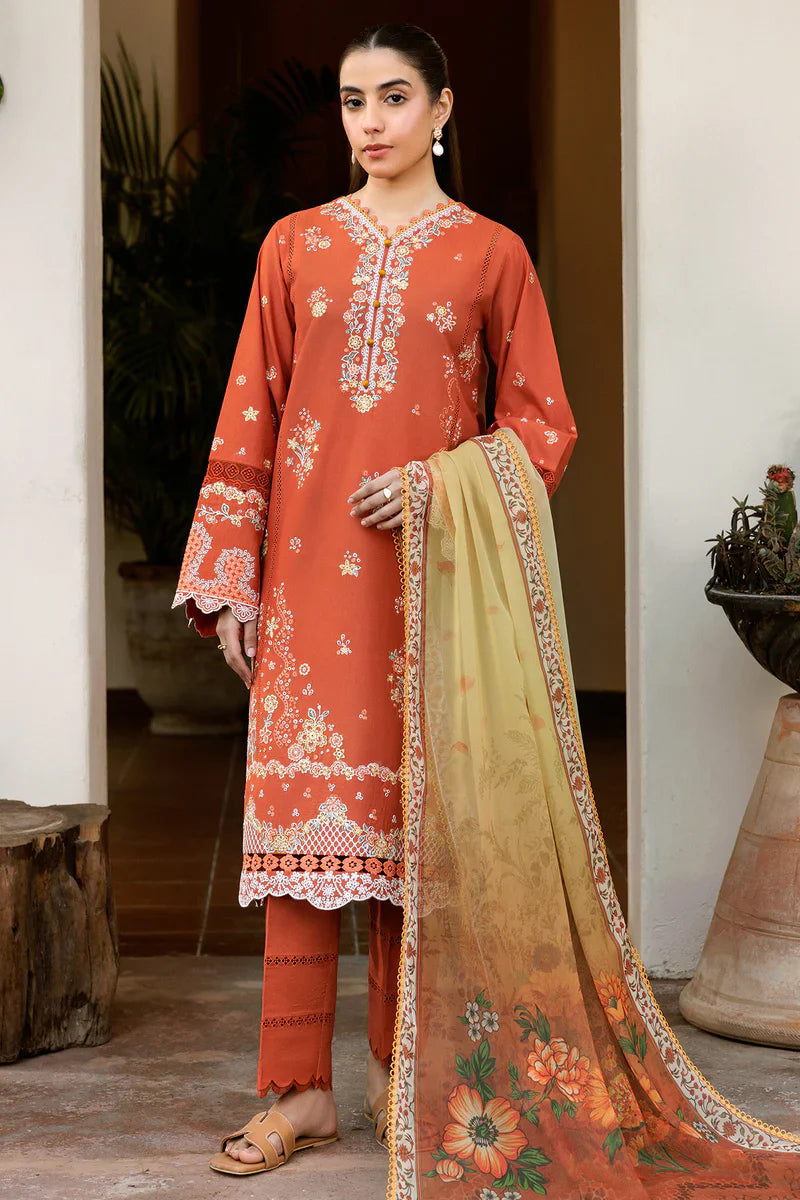 Farasha | Summer weaves | Orange Petal