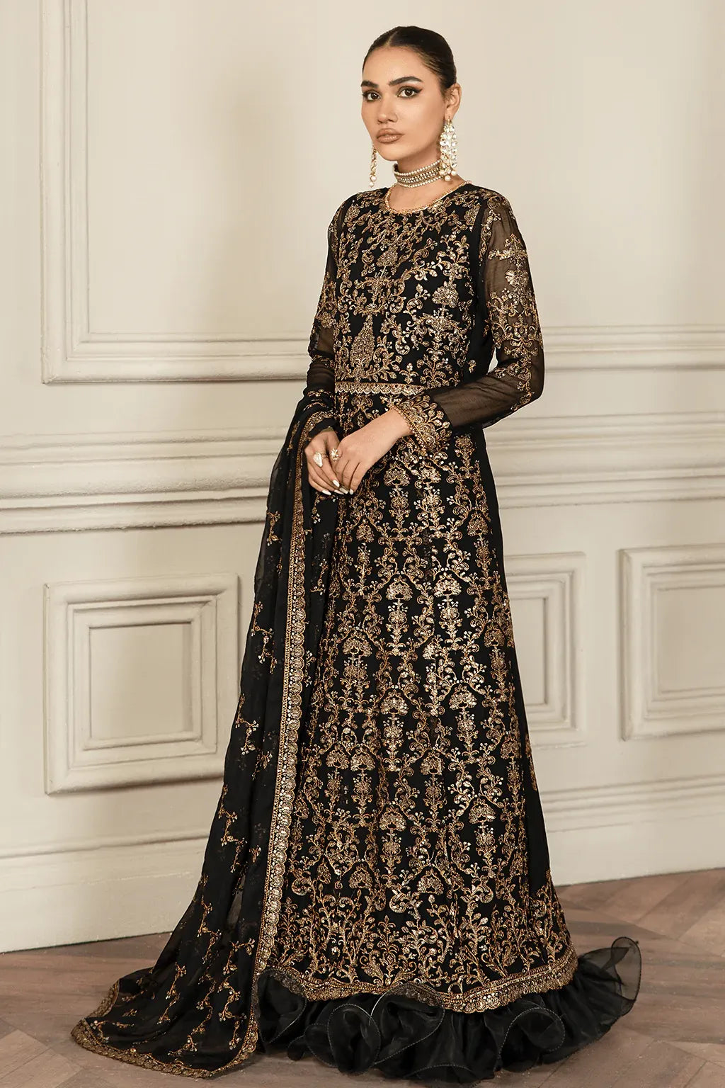 Zarif | Mehroz Formals | Black Ruby - House Of Anaya