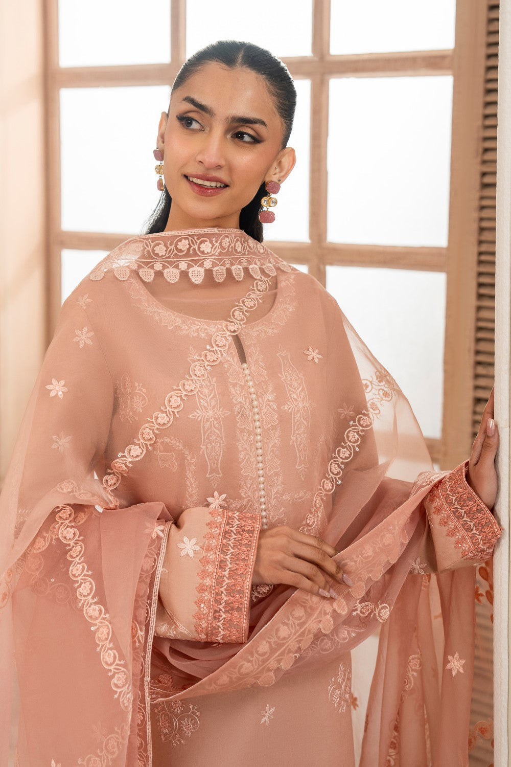Maryum N Maria | Luxury Lawn 25 | AFRA - MS50114 - House Of Anaya