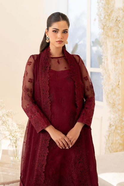 Iznik | Festive Formal | UE-438 Embroidered Pure Organza