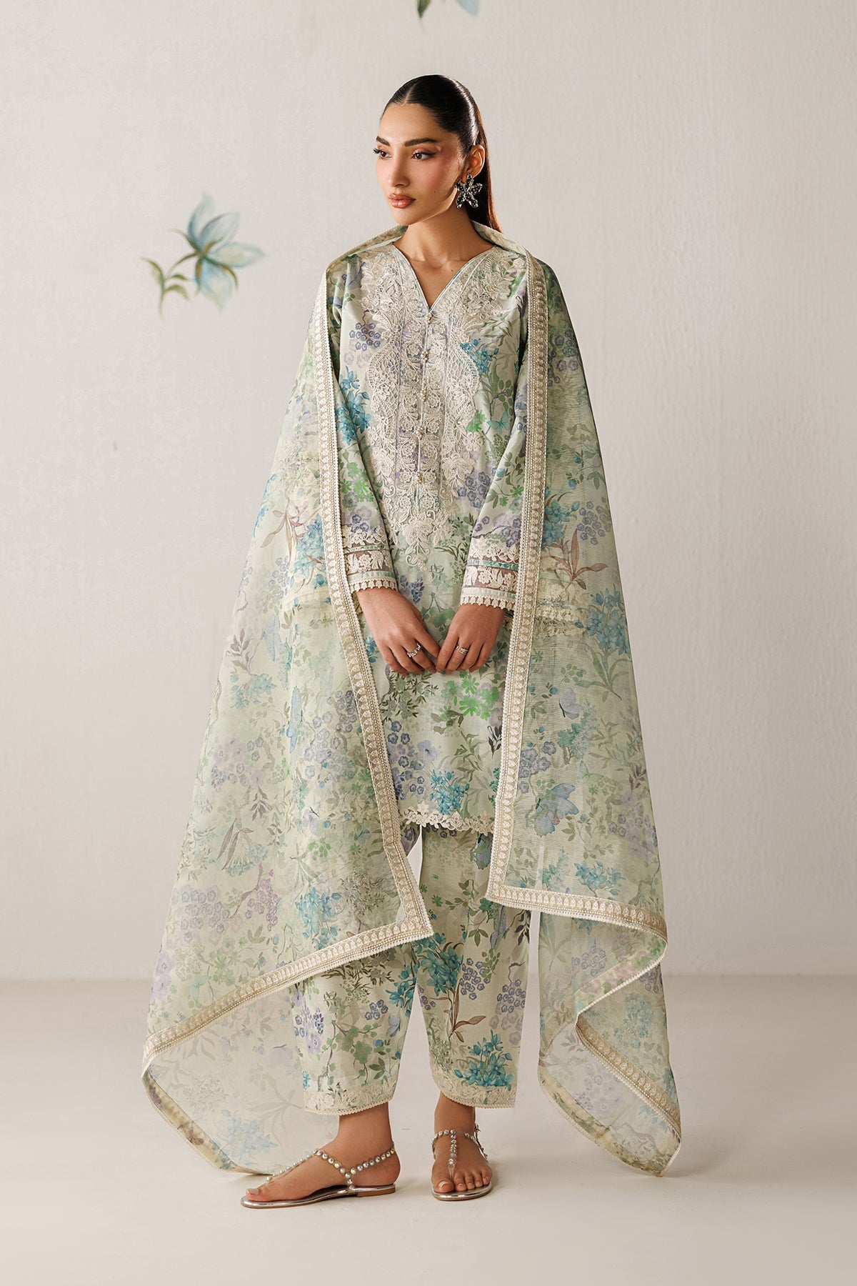 Baroque | Embroidered Lawn | SF-4417