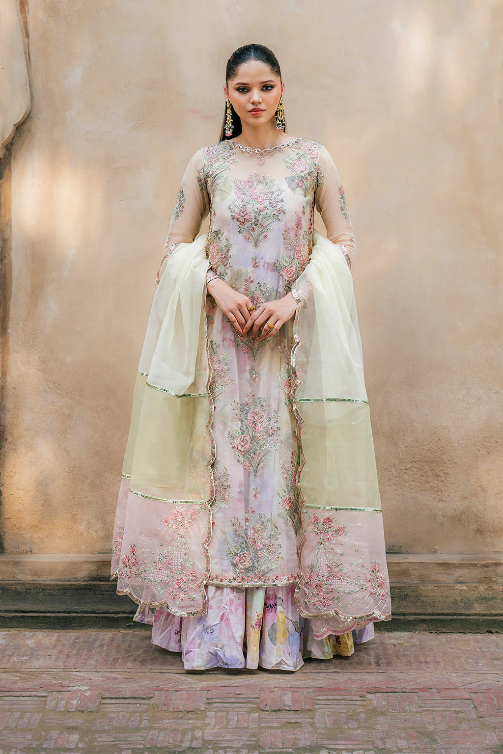 Iznik | Exclusive Formals | UE-320 Printed Raw Silk