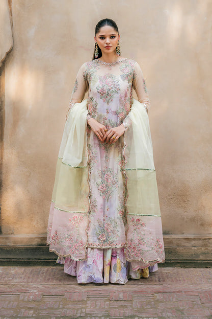 Iznik | Exclusive Formals | UE-320 Printed Raw Silk