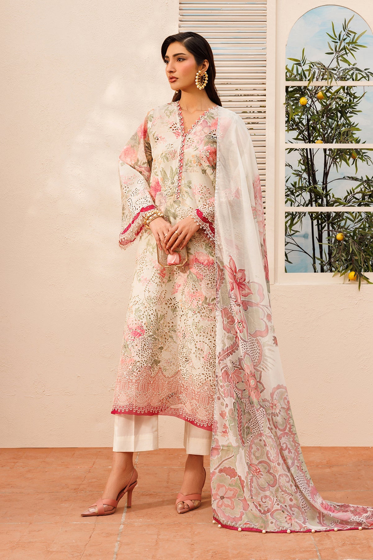 Baroque | Embroidered Lawn | SF-4397