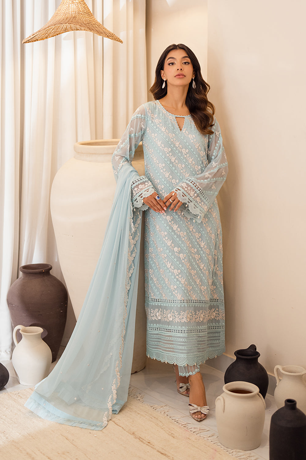Azure | Ensembles Embroidered Formals | Mint Glaze - House Of Anaya