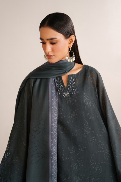 Iznik | Winter Chapter 25 | UE-572 Printed Khaddar