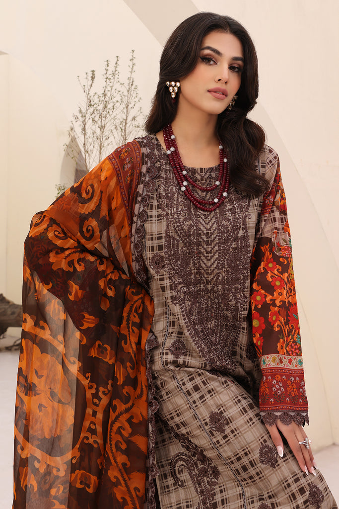 Charizma | Naranji Embroidered Lawn 24 | CN4-010 - House of Zarish