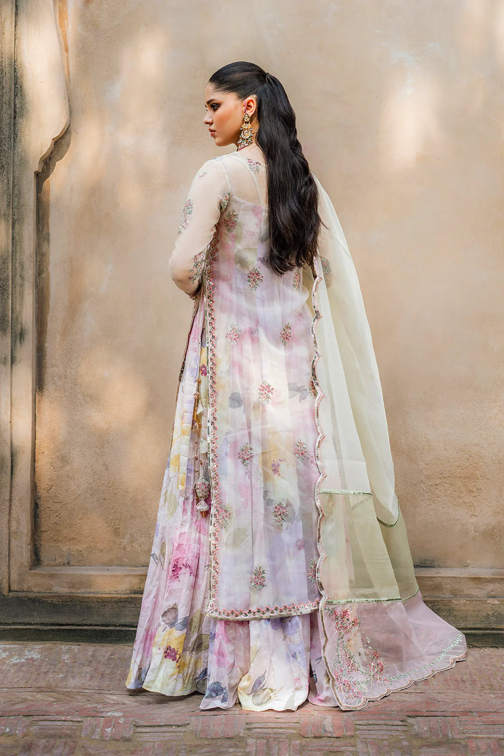 Iznik | Exclusive Formals | UE-320 Printed Raw Silk