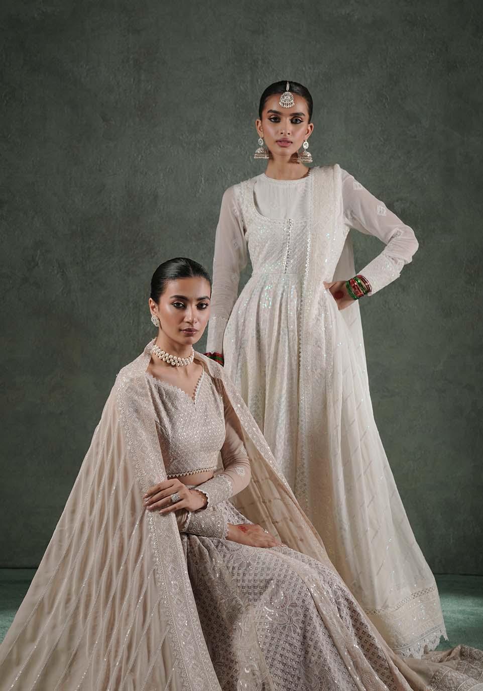 Zarqash | Lakhnawi Festive Chiffon 24 |  ZQL 006A MAYA