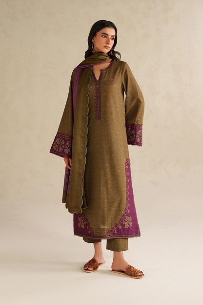 Iznik | Winter Chapter 25 | UE-573 Printed Khaddar