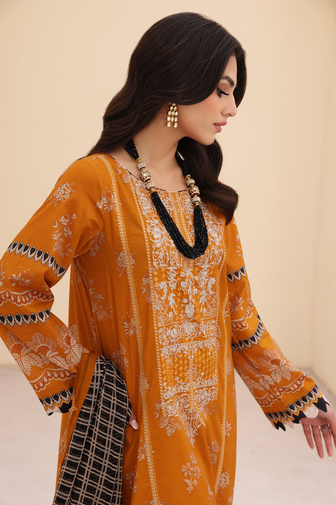 Charizma | Naranji Embroidered Lawn 24 | CN4-001 - House of Zarish