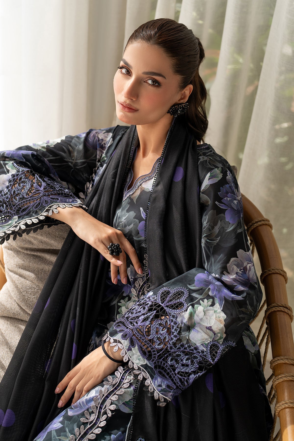 Baroque | Embroidered Lawn | SF-4093