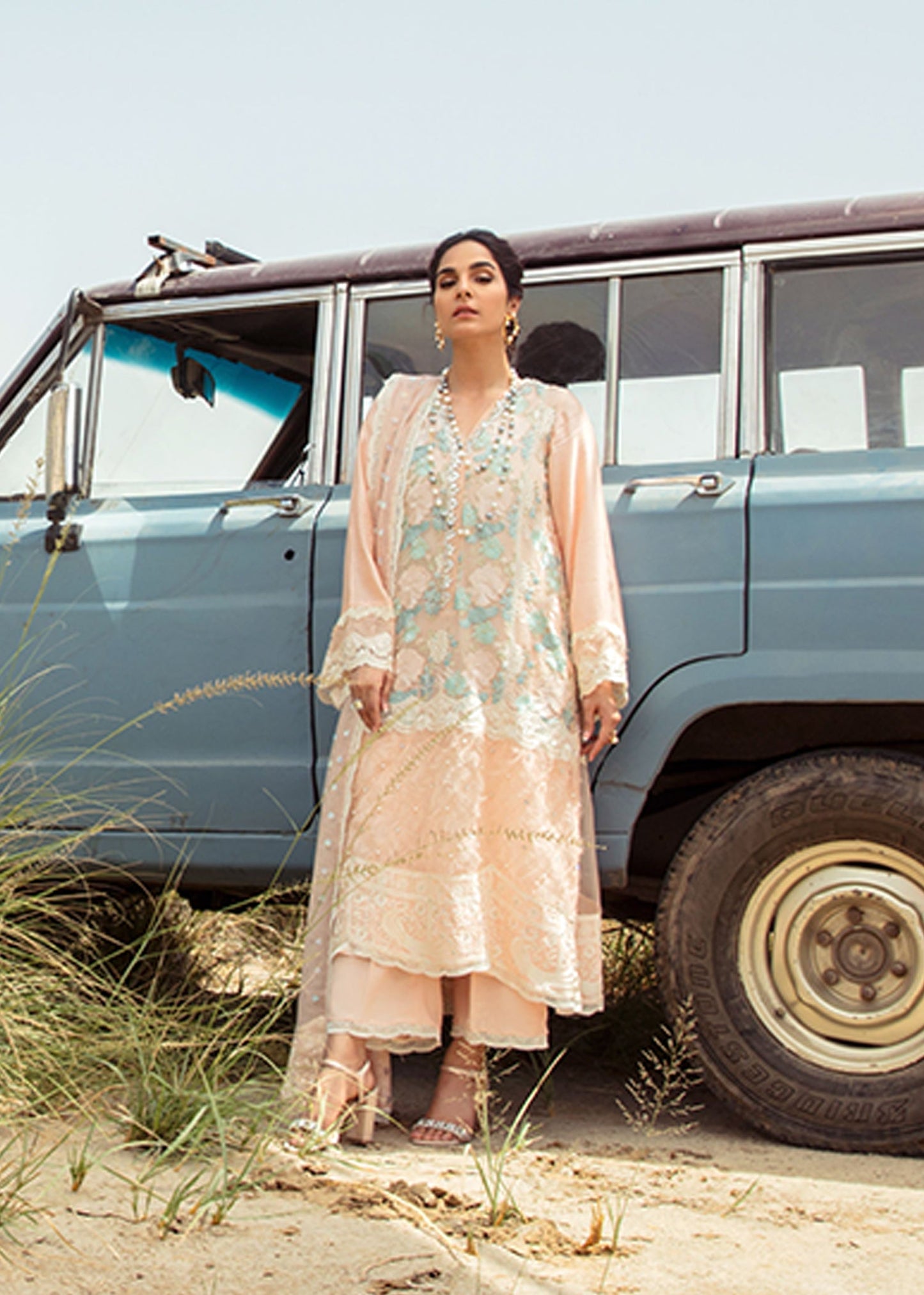 Saira Shakira | Luxury Pret | Peach Sandstone