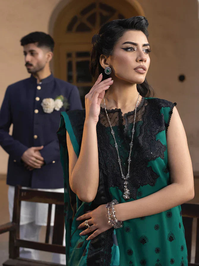Faiza Faisal | Maya Luxury Lawn | Jaana - House Of Anaya