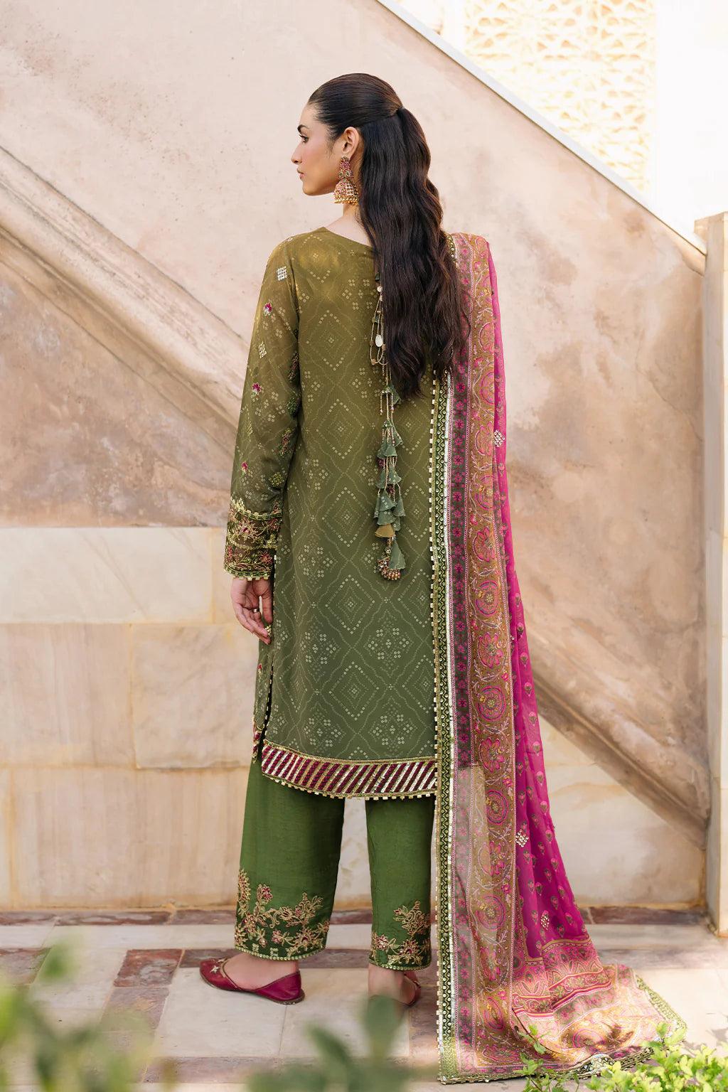 Iznik | Bandhani | UE-329 Embroidered Chiffon