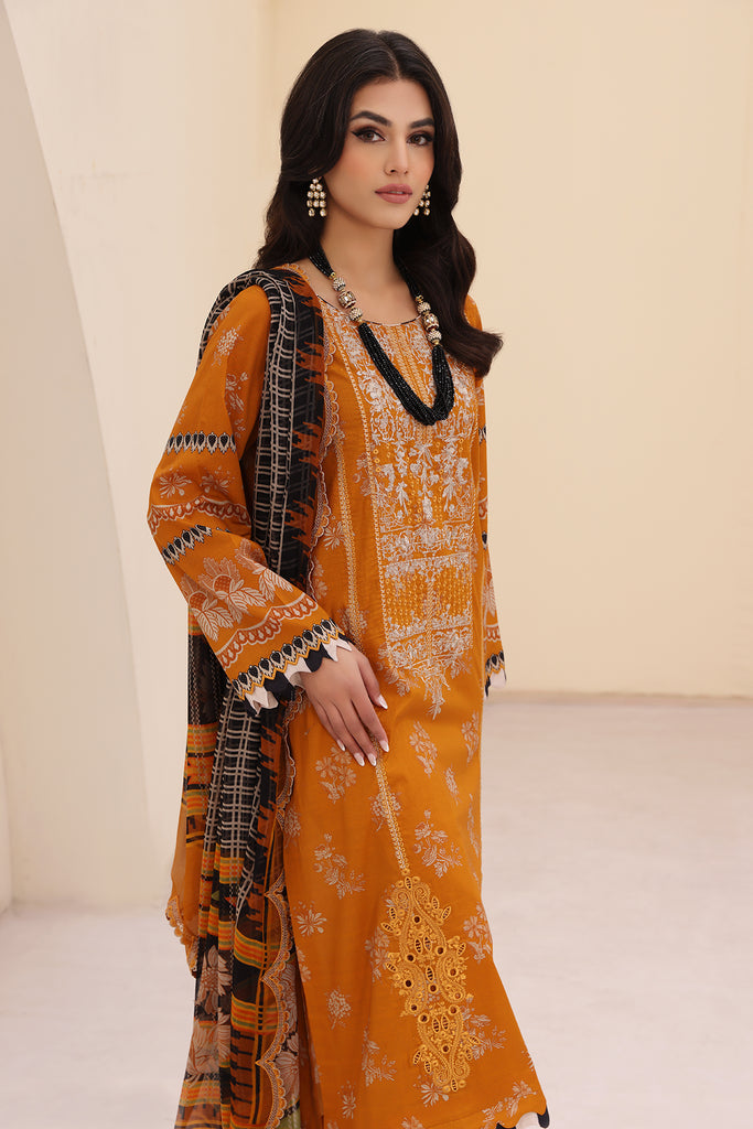 Charizma | Naranji Embroidered Lawn 24 | CN4-001 - House of Zarish