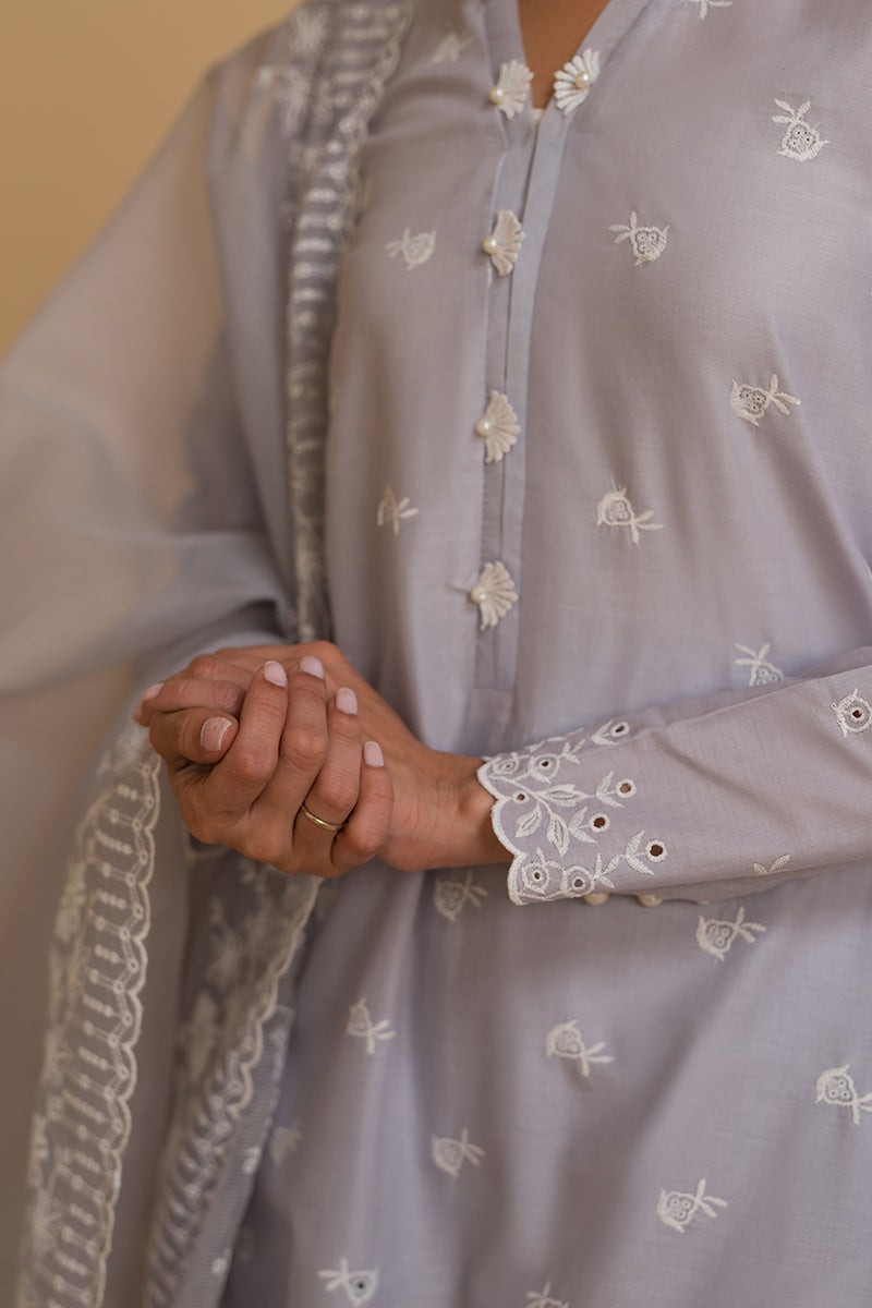 Cross Stitch | Chikankari Lawn Collection | P-05 - House Of Anaya